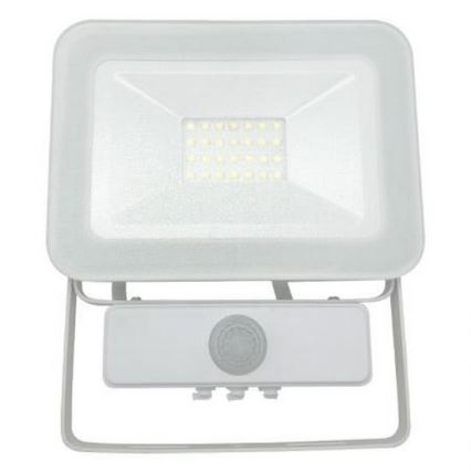 Світлодіодний прожектор з датчиком LED/20W/265V 1800lm білий IP65