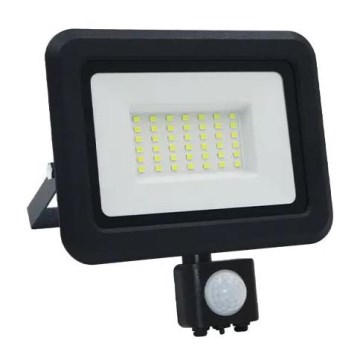 Світлодіодний прожектор з датчиком LED/30W/230V 4000K IP44