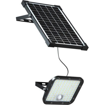 Світлодіодний прожектор з датчиком на сонячній батареї LED/30W/6,4V 4000K + пульт дистанційного керування