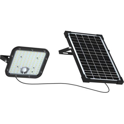 Світлодіодний прожектор з датчиком на сонячній батареї LED/30W/6,4V 4000K + пульт дистанційного керування