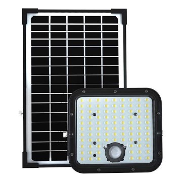 Світлодіодний прожектор з датчиком на сонячній батареї LED/30W/6,4V 4000K + пульт дистанційного керування