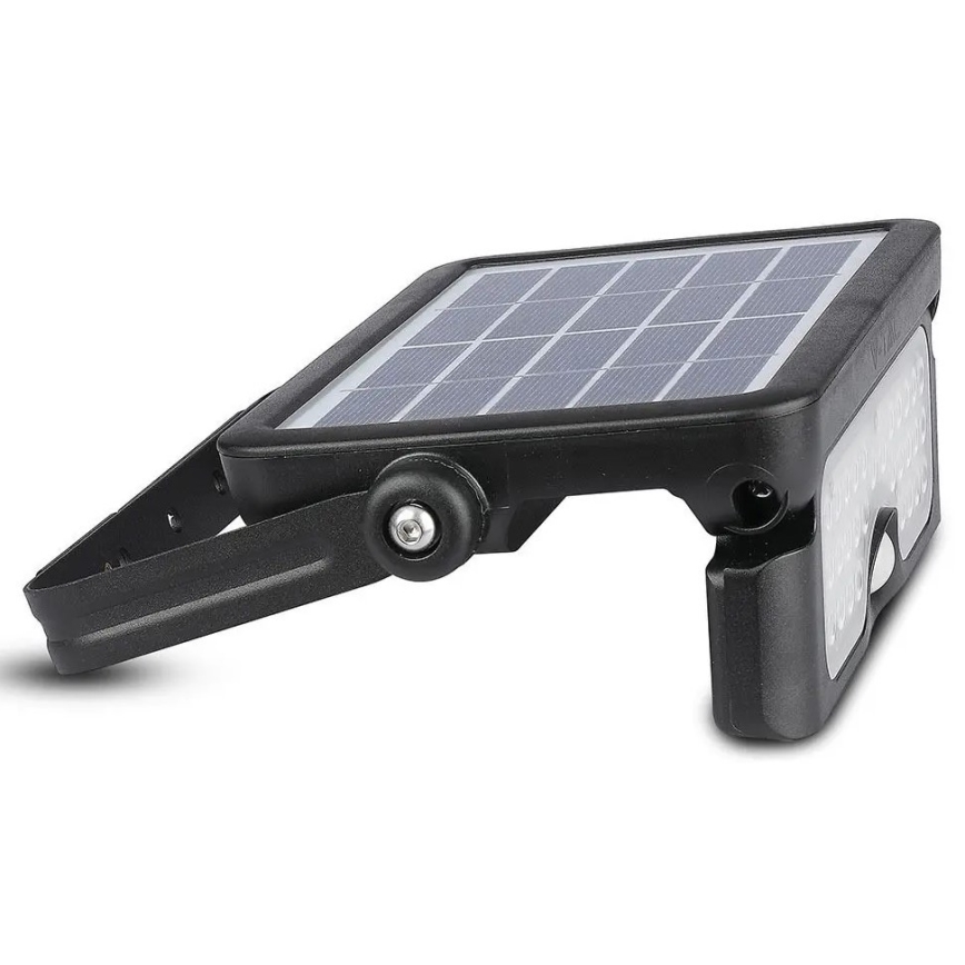 Світлодіодний прожектор з датчиком на сонячній батареї LED/5W/3,7V IP65 4000K 3000 mAh