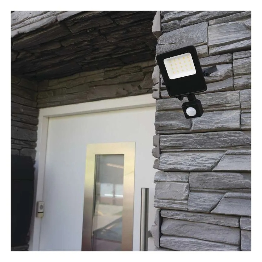 Світлодіодний прожектор з датчиком VISIO LED/10W/230V 4000K IP65