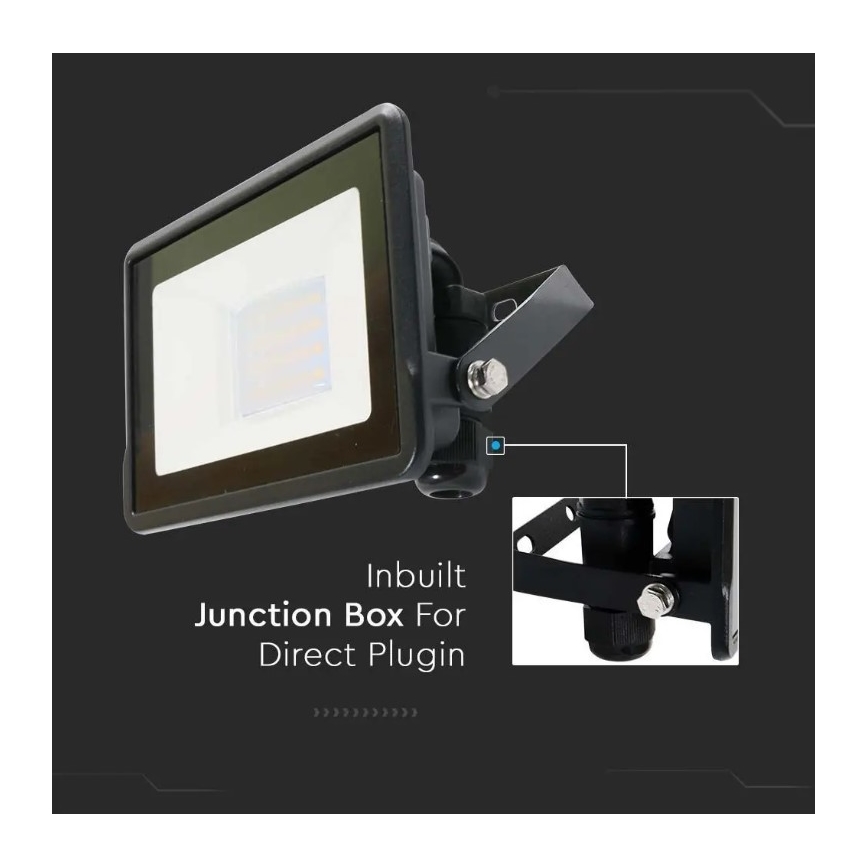 Світлодіодний прожектор з прямим підключенням SAMSUNG CHIP LED/20W/230V IP65 6500K