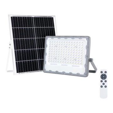 Світлодіодний прожектор зі сонячною панеллю FOCUS LED/100W/15000 mAh 3,2V 6000K IP65 + дистанційне керування
