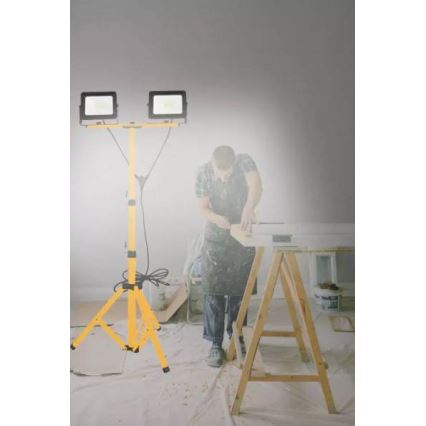 Світлодіодний прожектор зі стійкою 2xLED/30W/230V IP65