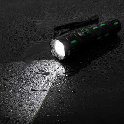 LED-регульований акумуляторний ліхтар з функцією павербанку 20W/5V IP44 1200 lm 5000 mAh