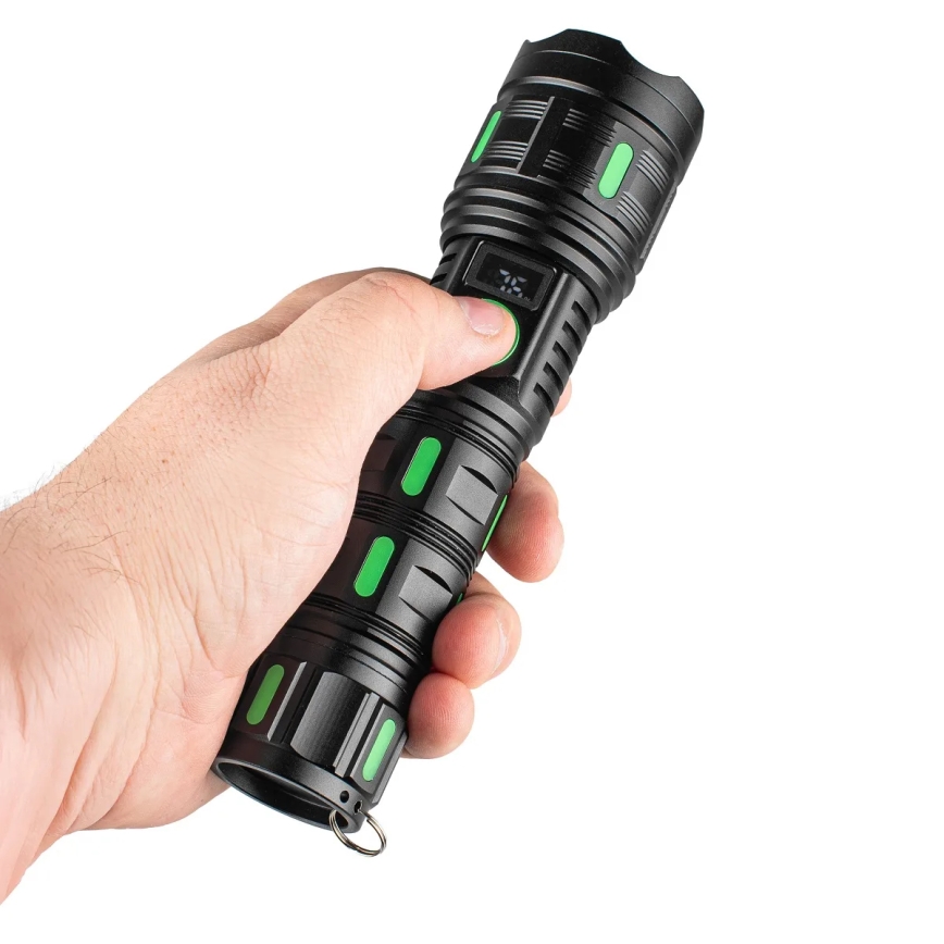 LED-регульований акумуляторний ліхтар з функцією павербанку 20W/5V IP44 1200 lm 5000 mAh