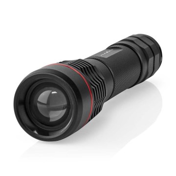 Світлодіодний регульований перезаряджуваний алюмінієвий ліхтар LED/10W/5V 2200 mAh IPX7 чорний