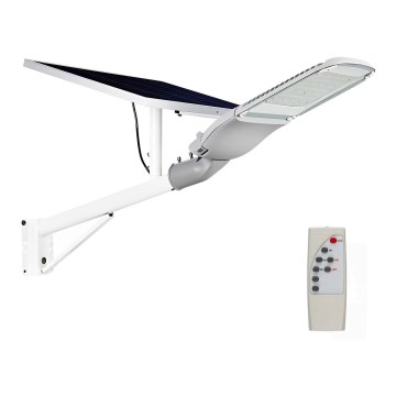 Світлодіодний регульований сонячний вуличний ліхтар SAMSUNG CHIP LED/50W/6,4V 4000K IP65 30000 mAh + дистанційне керування
