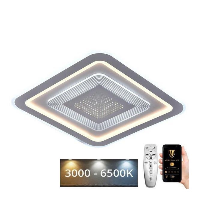 Світлодіодний регульований стельовий світильник LED/105W/230V 3000-6500K + дистанційне керування