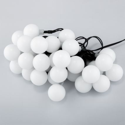 Світлодіодний RGB сонячний гірлянд PARTY 30xLED/1,2В 400 мАг 3,9 м IP44