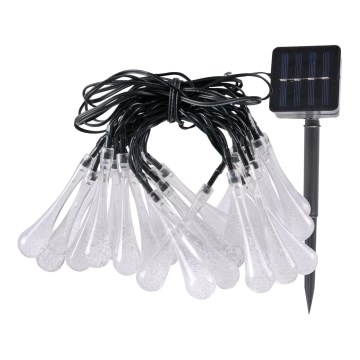 Світлодіодний сонячний ланцюг ICE 30xLED/1,2V 300 mAh IP44