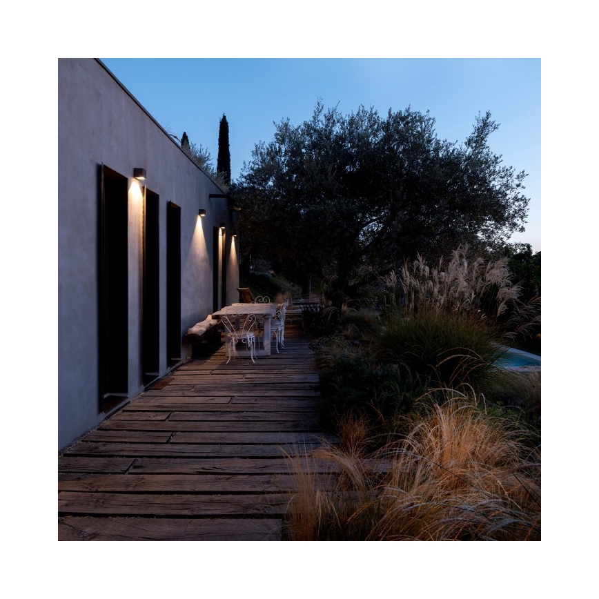 Світлодіодний сонячний настінний світильник QUERK LED/1,2V 3000/4000K IP54 800 mAh