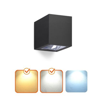 Світлодіодний сонячний настінний світильник QUERK LED/1,2V 3000/4000K IP54 800 mAh