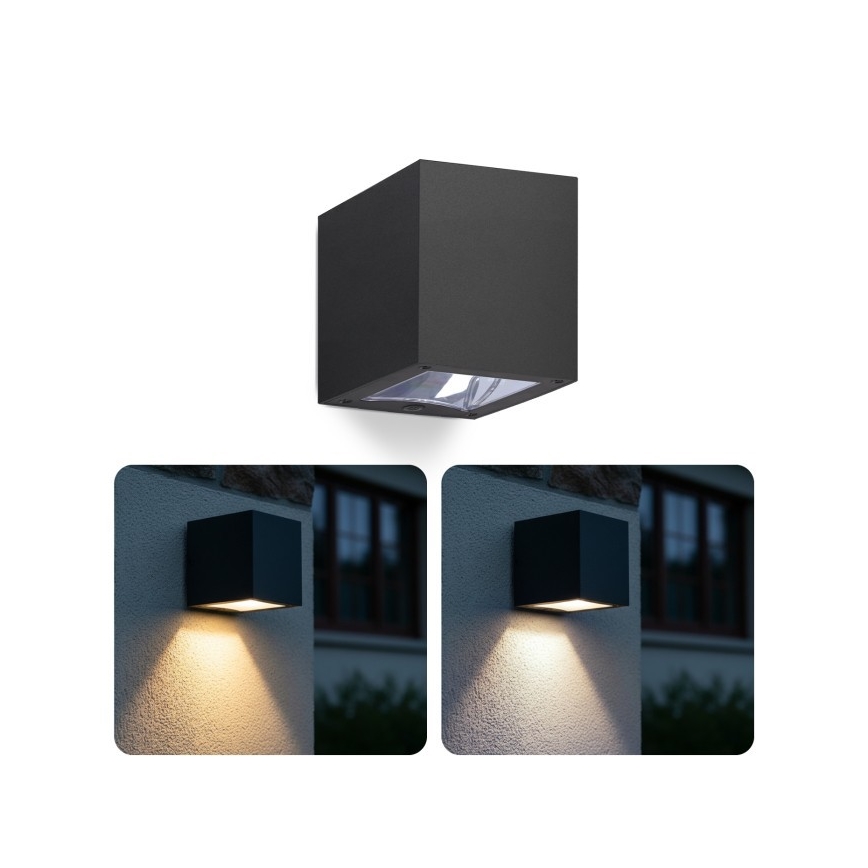 Світлодіодний сонячний настінний світильник QUERK LED/1,2V 3000/4000K IP54 800 mAh