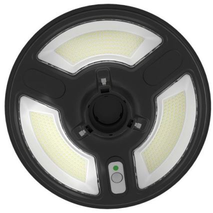 Світлодіодний сонячний вуличний ліхтар із сенсором LED/10W/3,2V IP65 4000K 15000 mAh + дистанційне керування