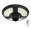 Світлодіодний сонячний вуличний ліхтар із сенсором LED/10W/3,2V IP65 4000K 15000 mAh + дистанційне керування