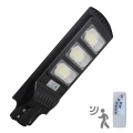 Світлодіодний сонячний вуличний ліхтар із сенсором STREET LED/10W/3,2V 10000 mAh IP65 + дистанційне керування