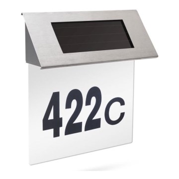 Світлодіодний сонячний номер будинку LED/1,2В IP44