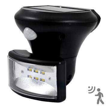 Світлодіодний сонячний прожектор із сенсором LED/5W/3,7V 2000 мАг IP44
