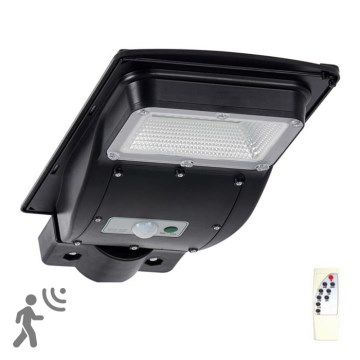 Світлодіодний сонячний вуличний ліхтар із сенсором STREET LED/3W/3,2V 5000 mAh IP65 + дистанційне керування