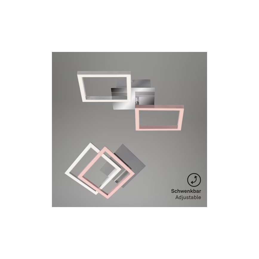 Світлодіодний стельовий світильник 10 Вт/230 В 3000 К матовий хром