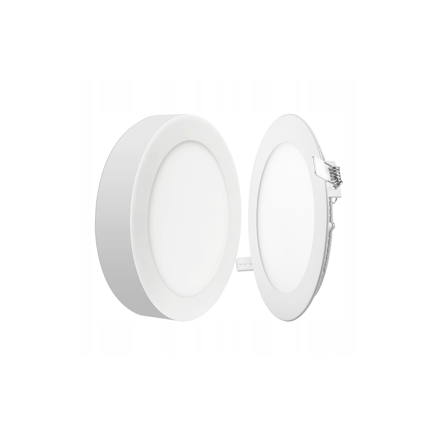 Світлодіодний стельовий світильник 2в1 LED/18W/230V 4500K діаметр 22,6 cm білий