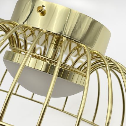 Світлодіодний стельовий світильник BETSY LED/12W/230V, діаметр 25 см, золотий