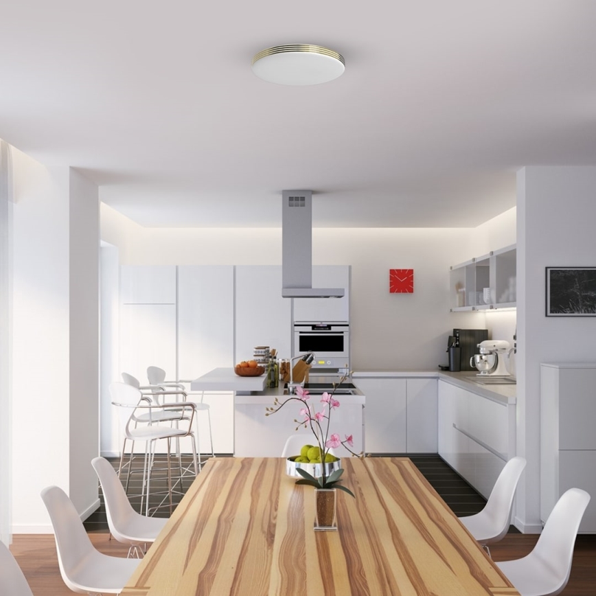 Світлодіодний стельовий світильник для ванної кімнати BEVER LED/10W/230V 4000K діаметр 26 см IP44