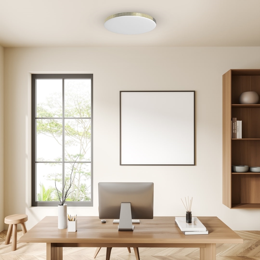Світлодіодний стельовий світильник для ванної кімнати BEVER LED/16W/230V 4000K діаметр 33 см IP44