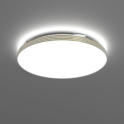 Світлодіодний стельовий світильник для ванної кімнати BEVER LED/16W/230V 4000K діаметр 33 см IP44