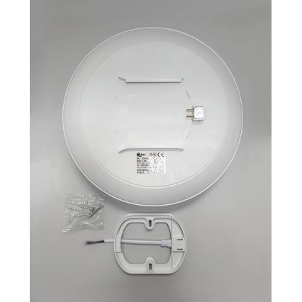 Світлодіодний стельовий світильник для ванної кімнати CIRCLE LED/12W/230V 4000K діаметр 25 см IP44 білий