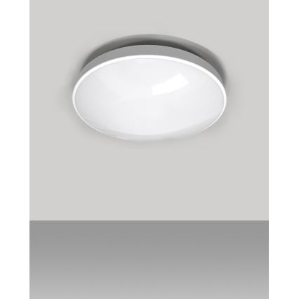 Світлодіодний стельовий світильник для ванної кімнати CIRCLE LED/24W/230V 4000K діаметр 37 см IP44 білий