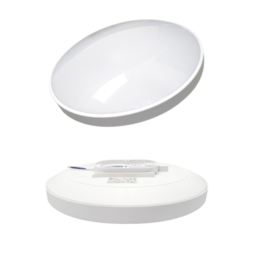 Світлодіодний стельовий світильник для ванної кімнати CIRCLE LED/24W/230V 4000K діаметр 37 см IP44 білий