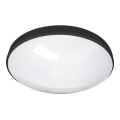 Світлодіодний стельовий світильник для ванної кімнати CIRCLE LED/36W/230V 4000K діаметр 45 см IP44 чорний