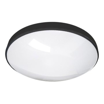 Світлодіодний стельовий світильник для ванної кімнати CIRCLE LED/36W/230V 4000K діаметр 45 см IP44 чорний