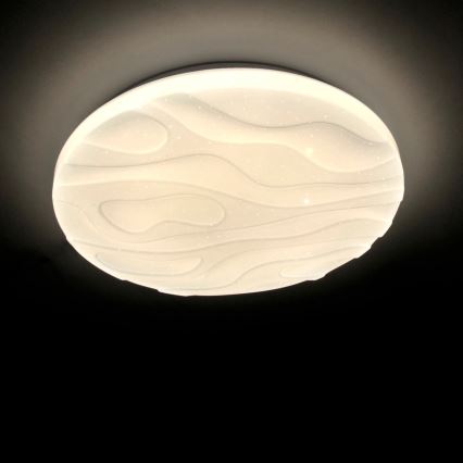 Світлодіодний стельовий світильник для ванної кімнати CLOUD LED/24W/230V діаметр 38 см IP44