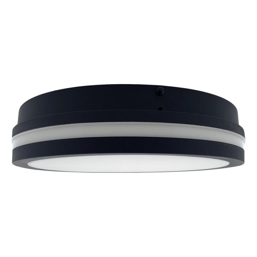 Світлодіодний стельовий світильник для ванної кімнати ELLÉ LED/24W/230V 3000/4000/6500K діаметр 26 cm IP54 антрацит