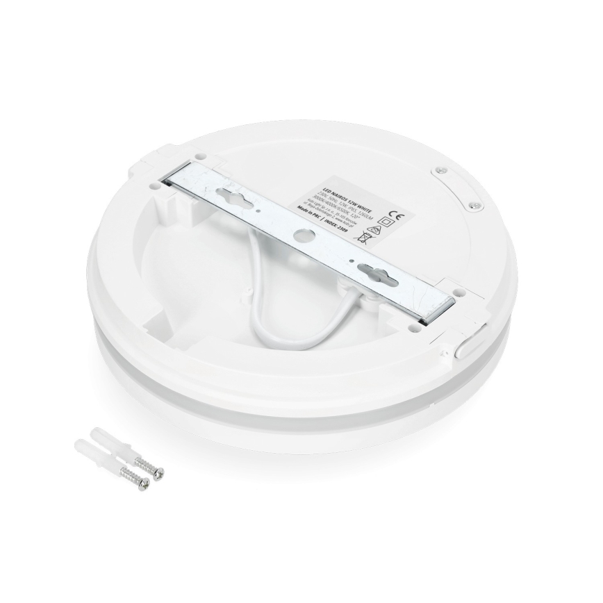 Світлодіодний стельовий світильник для ванної кімнати LED/12W/230V 3000/4000/6500K IP65 діаметр 20 см білий