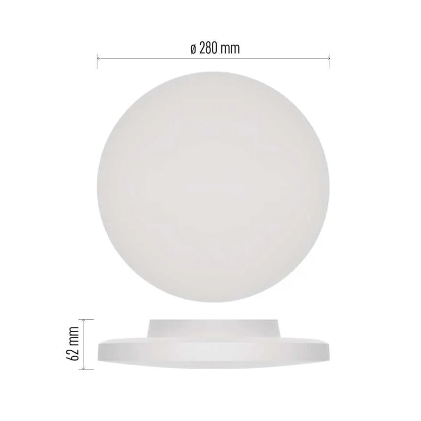 Світлодіодний стельовий світильник для ванної кімнати LED/15W/230V 3000/4000/5700K IP55 білий