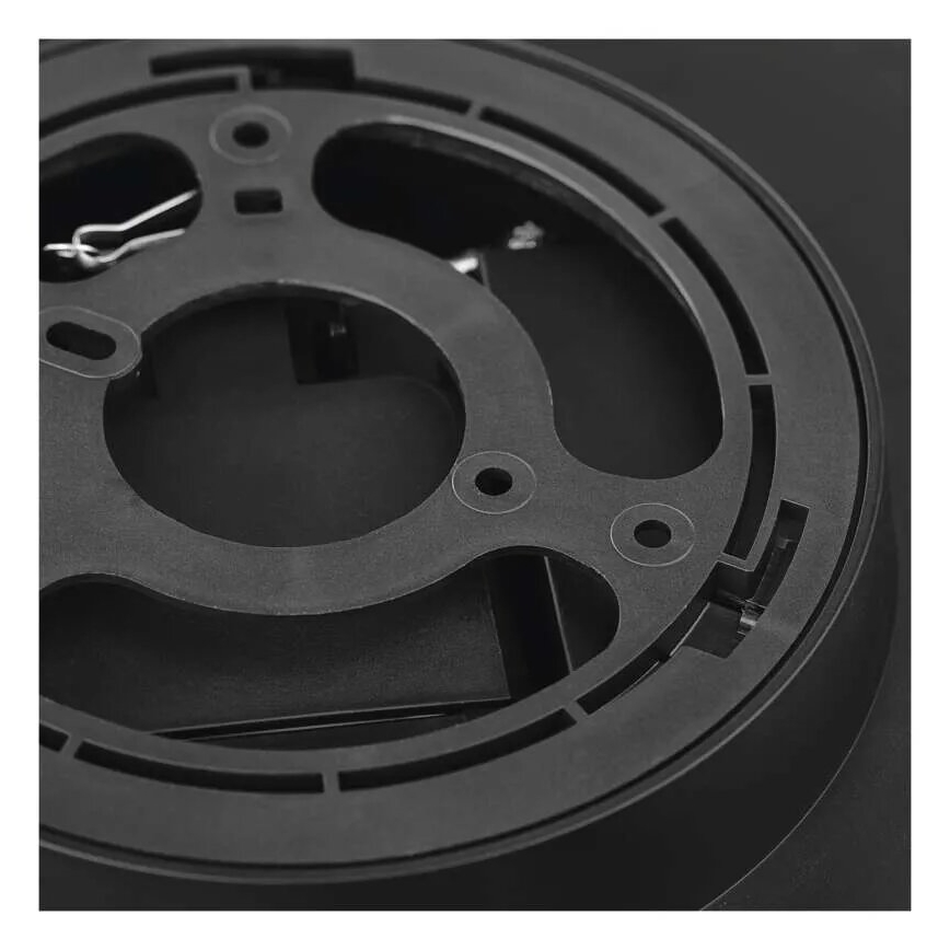 Світлодіодний стельовий світильник для ванної кімнати LED/15W/230V 3000/4000/5700K IP55 чорний