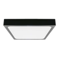 Світлодіодний стельовий світильник для ванної кімнати LED/18W/230V 6500K IP44 22,5x22,5 см чорний