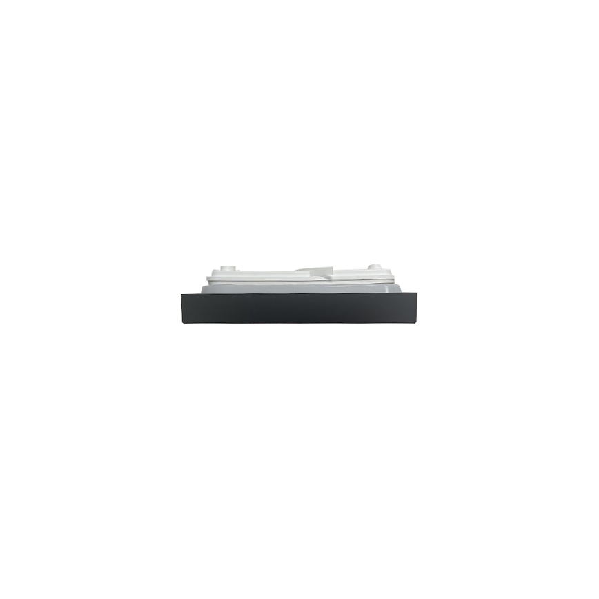 Світлодіодний стельовий світильник для ванної кімнати LED/18W/230V 6500K IP44 22,5x22,5 см чорний
