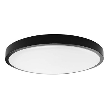 Світлодіодний стельовий світильник для ванної кімнати LED/24W/230V 4000K IP44 чорний