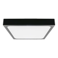 Світлодіодний стельовий світильник для ванної кімнати LED/30W/230V 4000K IP44 42x42 см чорний