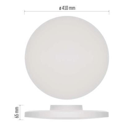Світлодіодний стельовий світильник для ванної кімнати LED/32W/230V 3000/4000/5700K IP55 білий