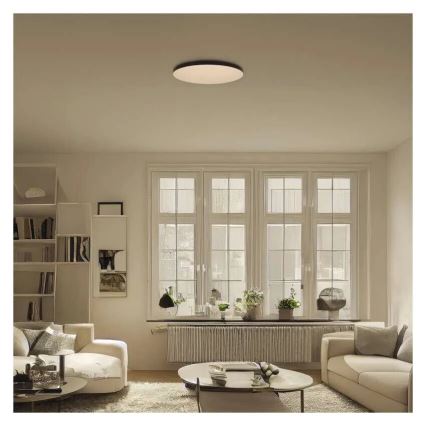 Світлодіодний стельовий світильник для ванної кімнати LED/32W/230V 3000/4000/5700K IP55 чорний
