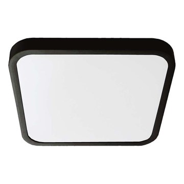 Світлодіодний стельовий світильник для ванної кімнати LED/48W/230V 6500K IP44 42x42 см чорний