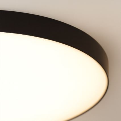 Світлодіодний стельовий світильник для ванної кімнати MAYA LED/15W/230V діаметр 33 cm IP44 чорний